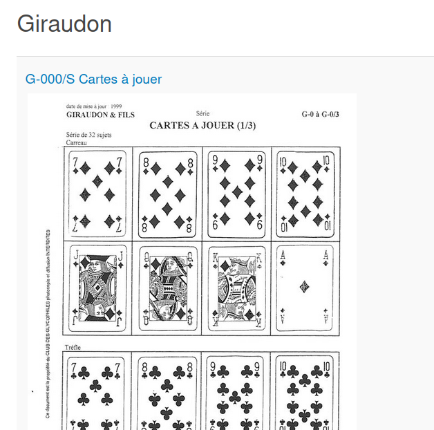 liste giraudon